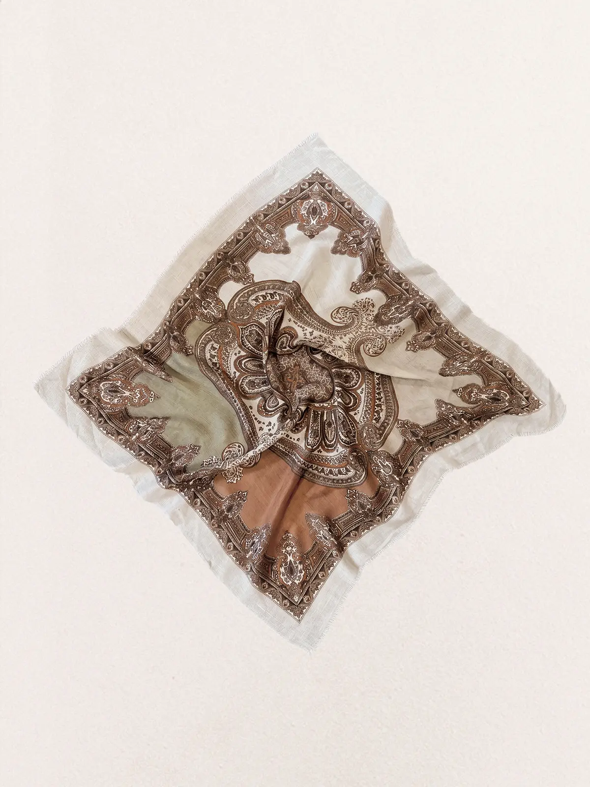 Платок кашемировый Floral Paisley