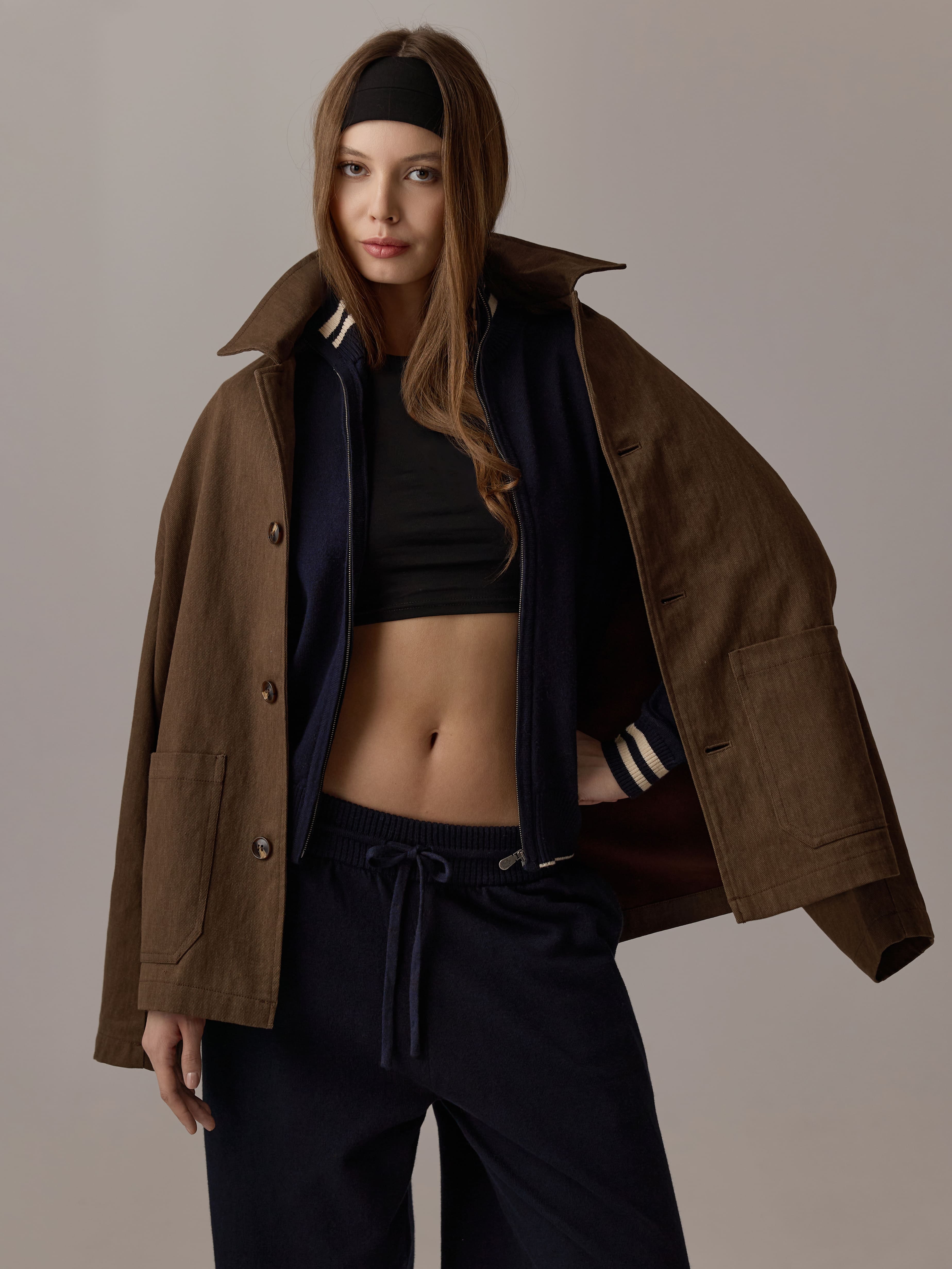 Woman Cotton Knit Sweater