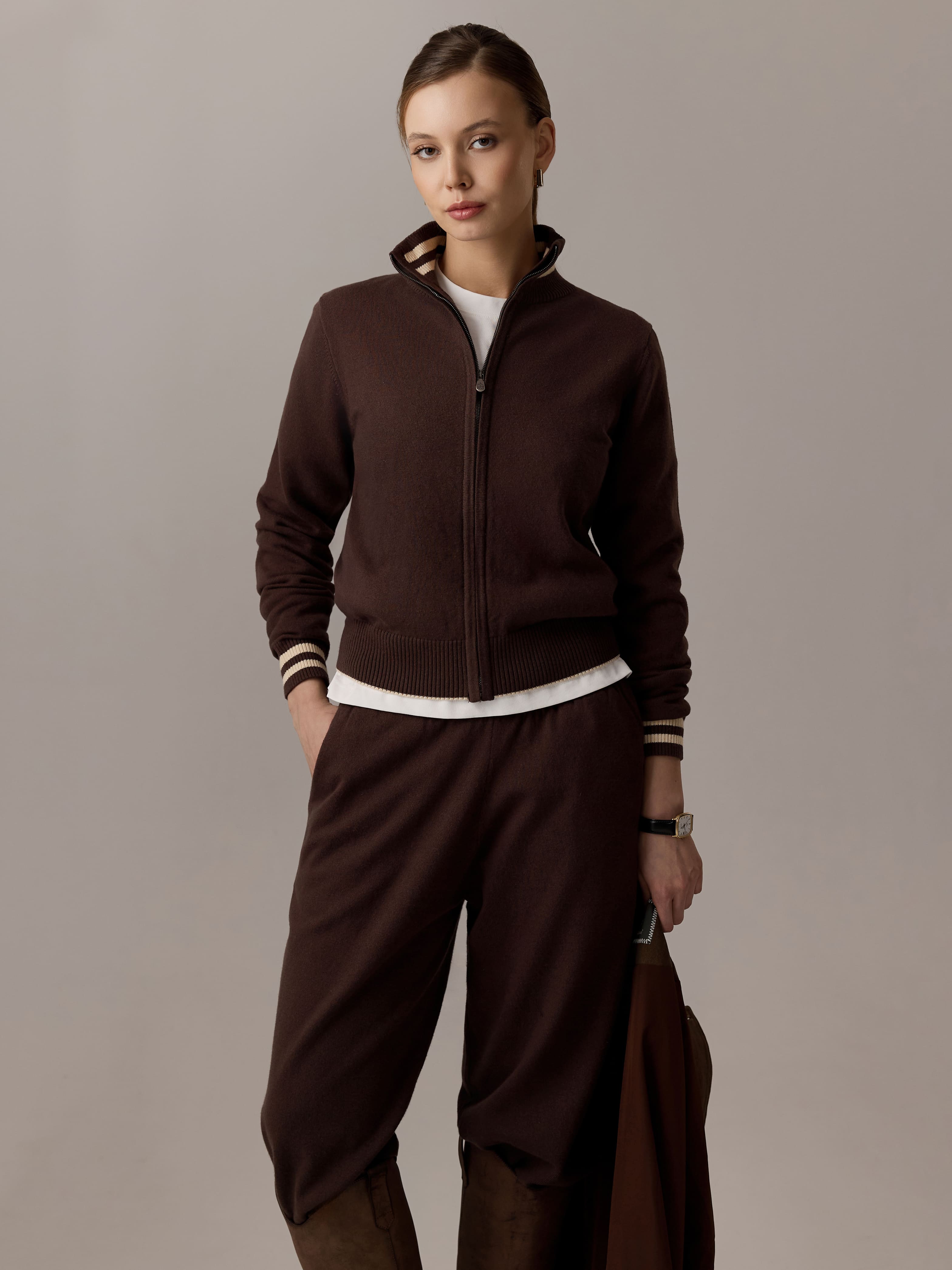 Woman Cotton Knit Sweater