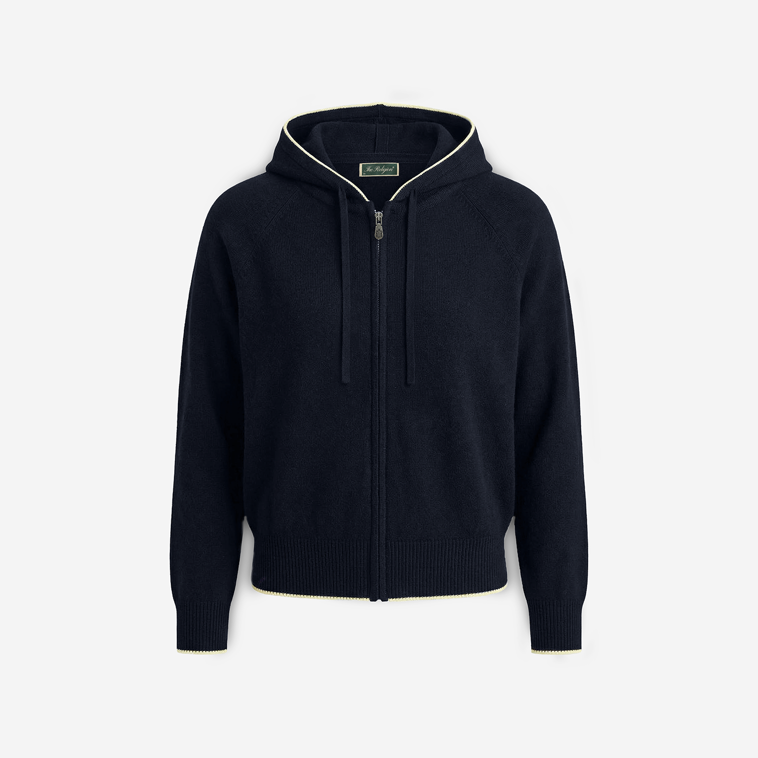 Cotton Knit Zip-Hoodie