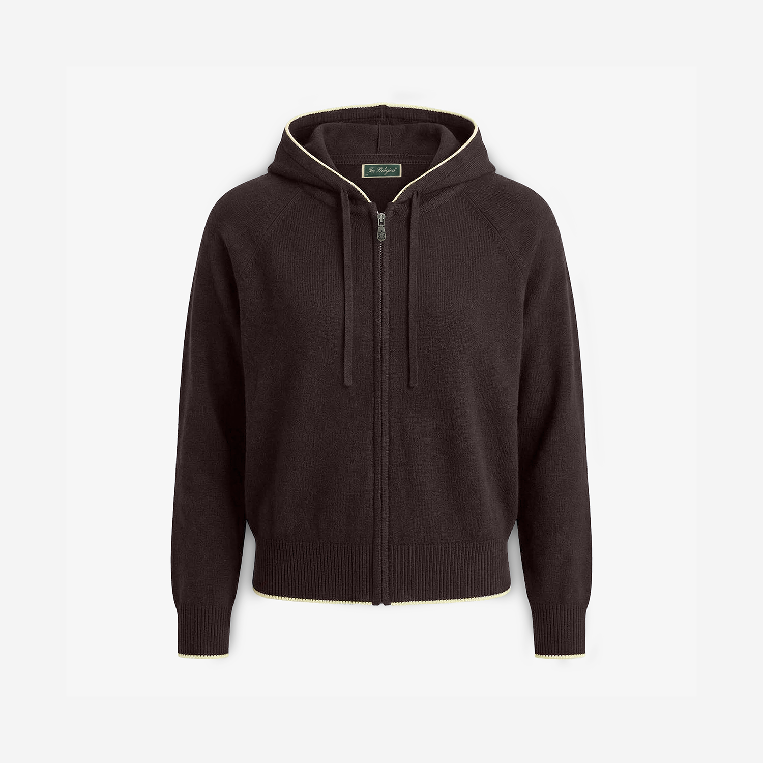 Cotton Knit Zip-Hoodie