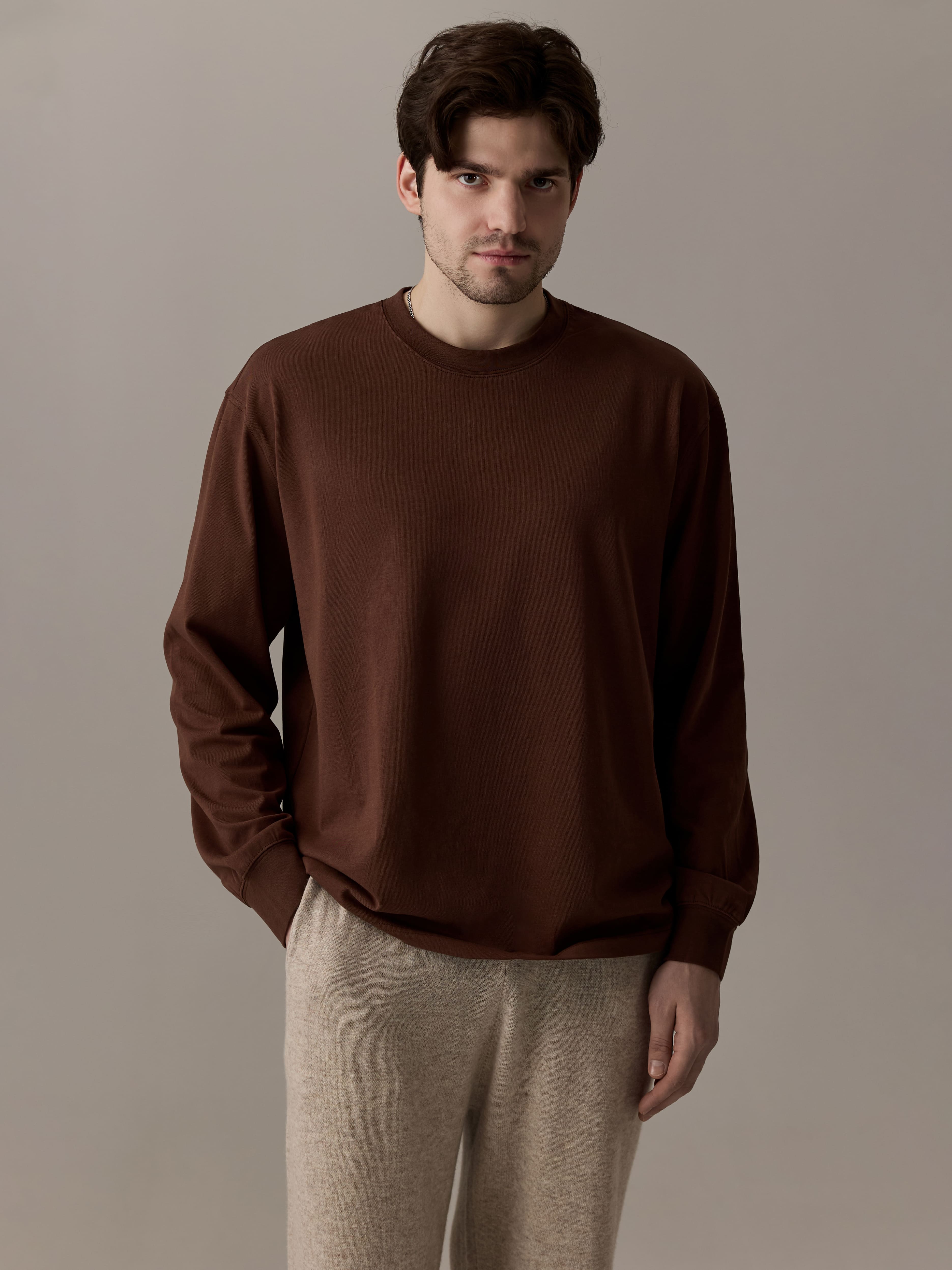 Cashmere Knit Zip-Hoodie