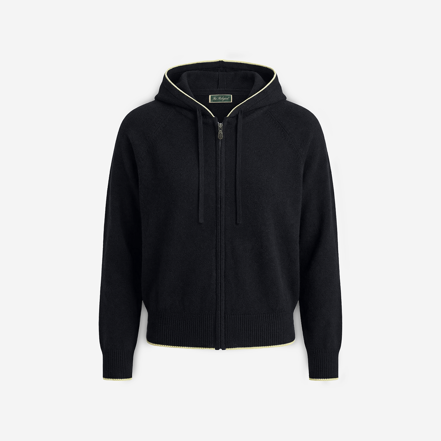 Cotton Knit Zip-Hoodie