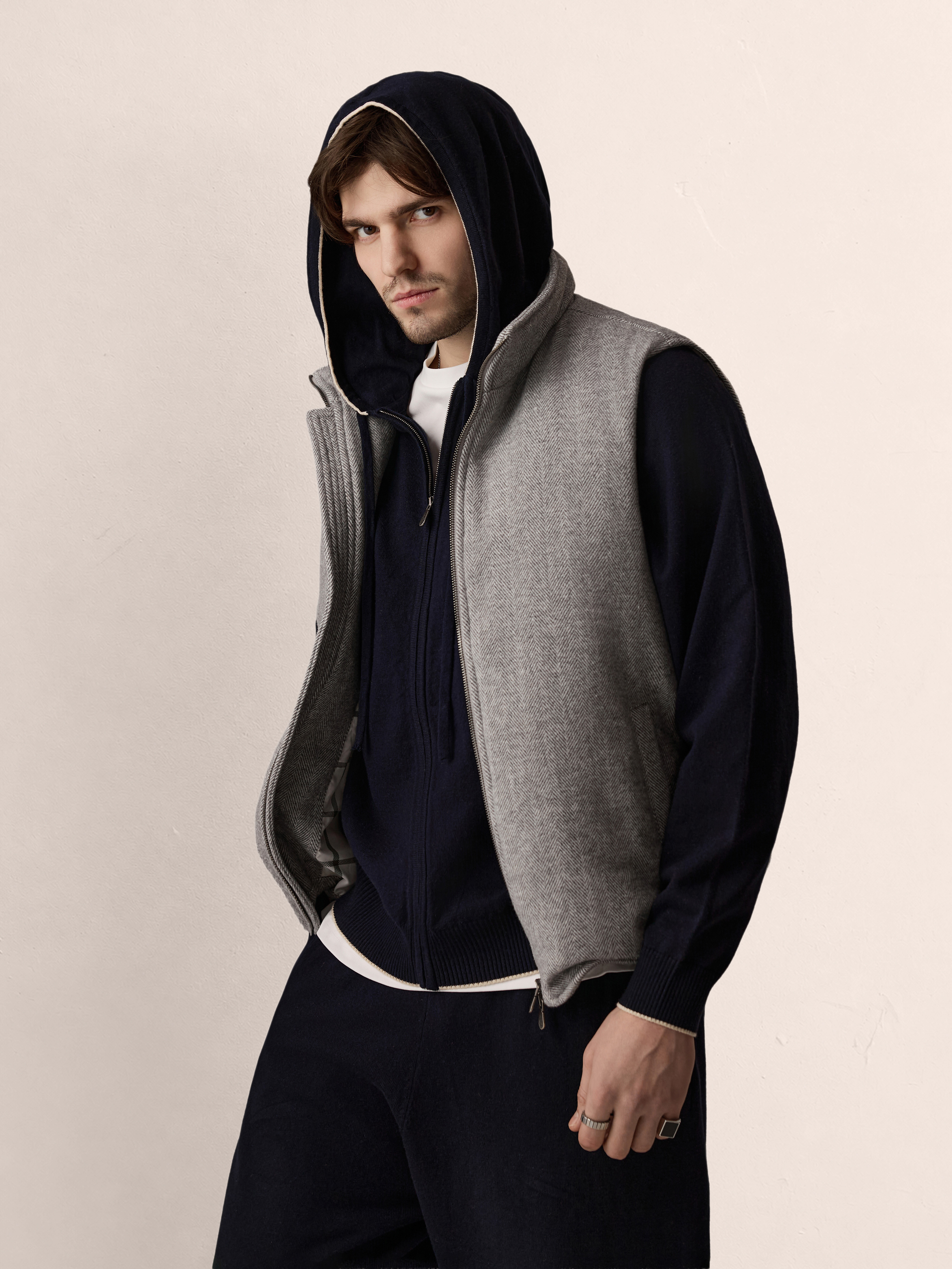 Жилет шерстяной Herringbone